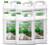 GiDeli Bioetanol 6 x 5l Bosque Fragancia 96,6% de etanol para interior y exterior, sin humo ni hollín, de maíz y remolacha azucarera