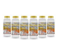 GiDeli Bioetanol 96,6% inodoro 6 x 1 litro - Bio etanol para chimenea de mesa, chimenea interior y exterior - sin humo ni hollín - de maíz y remolacha azucarera