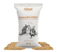 GiDeli Comida para Gallinas 30 kg - Harina de Ponedora Completa | puesta óptima y buena formación del huevo, alimento en grano para aves de corral, excelente aceptación