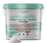 GiDeli Eritritol 5 kg en cubo de azúcar granulada de reemplazo de alimentos como alternativa vegana y de azúcar amigable con los dientes