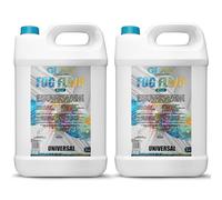 GiDeli Fluido de niebla 2 x 5L - Máquina de niebla líquida, niebla media, para interior y exterior, densidad fina para espectáculos y efectos de iluminación