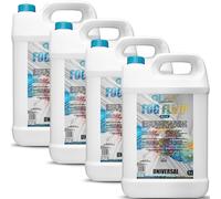 GiDeli Fluido de niebla 4 x 5 l - Máquina de niebla líquida, niebla media, líquido de niebla para interior y exterior - densidad fina para espectáculos y efectos de iluminación
