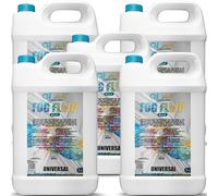 GiDeli Fluido de niebla 5 x 5 l - Máquina de niebla líquida, niebla media, para interior y exterior, densidad fina para espectáculos y efectos de iluminación