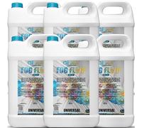 GiDeli Fluido de niebla 6 x 5 l - Máquina de niebla líquida, niebla media, líquido de niebla para interior y exterior - densidad fina para espectáculos y efectos de iluminación