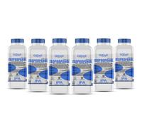 GiDeli Isopropanol 70% 6 x 1 litro limpiador de alcohol isopropílico alto porcentaje IPA alcohol limpiador para la limpieza de componentes electrónicos, lentes y pantallas
