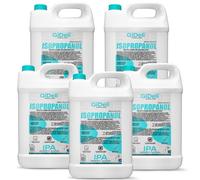 GiDeli Isopropanol 99,9% 25 litros limpiador de alcohol isopropílico alto porcentaje IPA Alcohol de limpieza para la limpieza de componentes electrónicos, lentes y pantallas - Limpieza de resinas en
