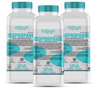 GiDeli Isopropanol 99,9% 3 litros limpiador de alcohol isopropílico alto porcentaje IPA alcohol limpiador para la limpieza de componentes electrónicos, lentes y pantallas - Limpieza de resinas en