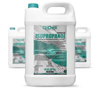 GiDeli Isopropanol Técnico 3x 5l - Alcohol isopropílico 99,9% - Limpieza de componentes electrónicos y accesorios de impresora 3d