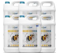 GiDeli Limpiador de frenos, bidón de 6 x 5 L, para coche, moto y bicicleta, elimina aceite, grasa, polvo de frenos, restos de pegamento, desengrasante para taller, secado rápido, no deja residuos