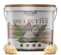 GiDeli Manteca de karité sin refinar 10 kg en cubo - Materia prima para fabricantes
