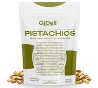 GiDeli Pistacho tostado y salado 1 kg con plato de aperitivo abundante ideal para aperitivos y fiestas