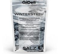 GiDeli Sal de deshielo de 5 kg, contra hielo y nieve, sal de deshielo para invierno, sal para nieve, eficaz arena de invierno contra la suavidad, eficaz limpieza de nieve