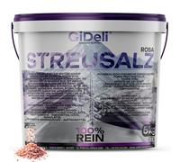 GiDeli Sal de deshielo grande de 5 kg en cubo, sal de deshielo contra hielo y nieve, apta para animales de invierno, sal para nieve, eficaz contra la suavidad