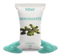 GiDeli Sulfato de hierro 5 kg Heptahidrato hortensias fertilizante para el jardín y la agricultura FeSO4