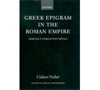 Gideon Nisbet Gr pigram in the Roman Empire (Tapa dura)