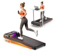 GIDGIMO Walking Pad - Cinta de correr 3 en 1 para escritorio de 1 a 8 km/h, 500 W, silenciosa, con pantalla LED y mando a distancia, hasta 135 kg, para casa y oficina