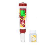 GIDIGI Medidor de ph digital medidor ORP de agua potable, medidor de salinidad para piscina, 6 en 1 sal ph TDS EC ORP test agua acuario con solución calibración ORP 222mV, medidor EC para hidroponía