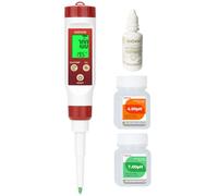 GIDIGI medidor de pH para alimentos, medidor de pH digital para fermentación, salsa picante y enlatado, sonda de prueba de pH con punta de lanza para cocinar queso, pan de masa madre, saliva y agua