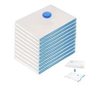 GIDWRIY 10 Piezas Bolsas Envasar Al Vacio Ropa 30x40cm,Bolsas de Almacenamiento Al Vacío,Bolsas de Viaje Herméticas,Vacuum Storage Bags,Bolsas para Guardar Edredones,Bolsas Ahorro de Espacio Viajes