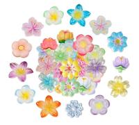 GIDWRIY 100 Piezas Charms para Slime,Charms Kawaii,Cute Charms Resina Diy,Adornos para Slime Multicolor,Candy Charms Flatback,Abalorios de Uñas 3d,Charms Fundas de Móvil para Manualidades, Art