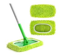 GIDWRIY 2 Piezas Paños para Mopa Microfibra,Recambio Mopa Lavable,Recambios Mopa Fregona,Almohadillas de Fregona Reutilizables,Paño de Repuesto para Trapeador,Almohadillas de Microfibra para Limpieza