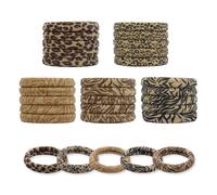 GIDWRIY 30 Piezas Gomillas Pelo Mujer Colores,Elástico para Pelo Suave,Gomas Elasticas Pelo Antirotura,Coleteros Pelo Mujer Scrunchies,Coleteros Pelo Rizado,Hair Ties for Women para Mujeres, Niñas