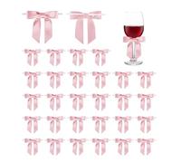 GIDWRIY 30 Piezas Lazos para Regalo Pequeño,Lazos para Manualidades,Lazo Regalos de Satén para Paquetes,Lazo para Coche de Boda,Lazos Pequeños Decoracion Tarta,Lazo para Árbol de Navidad para DIY