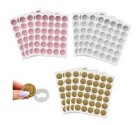 GIDWRIY 360 Piezas Pegatinas Rasca Y Gana Redondas,Etiquetas para Rascar,Tarjetas Rasca y Gana Boda,Scratch Sticker,Tarjeta Rasca Adhesivas,Papel Adhesivo para Rascar,Moneda para Rascar Postal