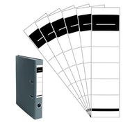 GIDWRIY 50 Unidades Pegatinas para Archivadores 19 X 5,4 cm,Etiquetas Blancas Adhesivas,Rectangulares Pegatinas Carpetas,Precio Etiquetas Autoadhesivas,Cuaderno Etiquetas Libros,Stickers Nombre