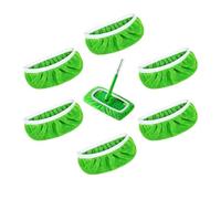GIDWRIY 6 Piezas Paños Microfibra para Mopa,Funda Mopa para Escoba,Recambio Mopa Lavable,Fregona Mopas de Limpieza Suelos Paños Reutilizables Mopa,Repuesto para Mopa,Recambios Mopa Humedo