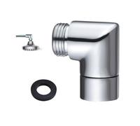 GIDWRIY Adaptador de Ducha de Mano de 90 Grados,Adaptador de Cabezal de Ducha,Adaptador de Alcachofa de Ducha,Adaptador Manguera Ducha,Adaptador Del Brazo de La Ducha,Conector de Brazo de Ducha Móvil