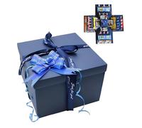 GIDWRIY Caja de Regalo Sorpresa,Caja Regalo Creativo Cumpleaños,Explosion Gift Box,Cajas de Regalos Hecha A Mano de 5 Capas,Cajas de Regalos de Explosión para Navidad para Aniversario, San Valentín