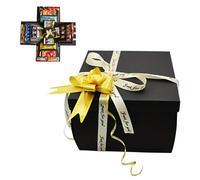 GIDWRIY Caja de Regalo Sorpresa,Caja Regalo Creativo Cumpleaños,Explosion Gift Box,Cajas de Regalos Hecha A Mano de 5 Capas,Cajas de Regalos de Explosión para Navidad para Aniversario, San Valentín
