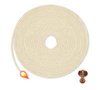 GIDWRIY Lampara Aceite Mecha Velas 3 MM,Mechas Repuesto,Mecha de AlgodóN Sin Humo,Mecha para Lampara de Alcohol,Mecha para Quinque,Mechas Estufa Parafina para Fabricación Velas DIY