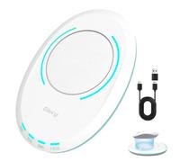 Giecy Mouse Jiggler Ultra Delgado con Timer de intervallo regolabile,Mouse Mover indetectabile,Sin Necesidad de Controladores para PC y Mac (Blanco)