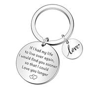 GIEEU Llavero Personalizado Valentin Llaveros para enamorados, Llavero I love you,Llaveros para Parejas Llavero Aniversario Regalos para Ella/el