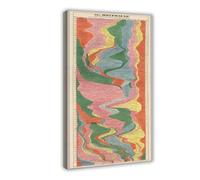 GIEIG Lienzo decorativo para pared, diseño del mapa histórico de la historia mundial, cuatro mil años de historia mundial, para decoración del hogar, escuela, oficina, marco de 50,8 x 76,2 cm