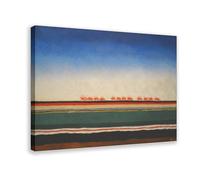 GIEIG Póster impreso de La Caballería Roja de Kazimir Malevich para habitación de adolescentes y niños, lienzo para pared, marco de 30 x 45 cm