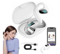 Gienslru Ailymur V2 - Auriculares traductores, rompiendo barreras del idioma con tecnología de traducción bidireccional en tiempo real, 144 idiomas, cuatro modos e impermeable IPX5, controles táctiles