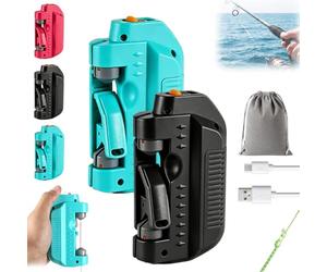 Gienslru Automatic Fishing Knot Tying Tool, 2026 New Easy Cast Knot Tying Tool, Portable Electric Lure GT Knotter for PE Line and Leader Knots, Quick Hook Tier for Saltwater Fishing Anglers (C-1)