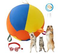 Gienslru Giant Herding Ball for Dogs, Extra Large Dog Balls for Outdoor Exercise and Mental Stimulation, Durable Interactive Toy for Border Collie (D, 45cm/17.7inch)