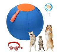 Gienslru Giant Herding Ball for Dogs, Extra Large Dog Balls for Outdoor Exercise and Mental Stimulation, Durable Interactive Toy for Border Collie (A, 45cm/17.7inch)