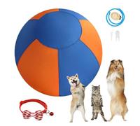 Gienslru Giant Herding Ball for Dogs, Extra Large Dog Balls for Outdoor Exercise and Mental Stimulation, Durable Interactive Toy for Border Collie (C, 25cm/9.8inch)