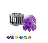 Gienslru Pool Diving Toys for Kids, Sinkies for Kids Swimming with Floating Animals & Cages, Underwater Swimming Pool Toys & Bath Games, Summer S nd Splash Pool Game Gift for Boys Girls (F)