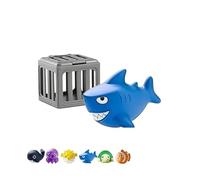 Gienslru Pool Diving Toys for Kids, Sinkies for Kids Swimming with Floating Animals & Cages, Underwater Swimming Pool Toys & Bath Games, Summer S nd Splash Pool Game Gift for Boys Girls (B)