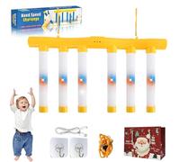 Gienslru Reflective Drop Stick Challenge Game Set, Drop It Catch It Win Its Reaction Game, Falling Sticks Catching Games, 3 Dropping Speeds Quick Reactions Training Toy, for Kids Adults (C-no Remote)