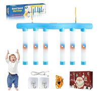 Gienslru Reflective Drop Stick Challenge Game Set, Drop It Catch It Win Its Reaction Game, Falling Sticks Catching Games, 3 Dropping Speeds Quick Reactions Training Toy, for Kids Adults (D-no Remote)