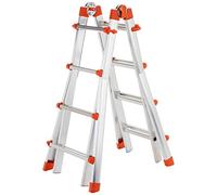 Gierre AL002 Escalera Telescópica de Aluminio (4+4)