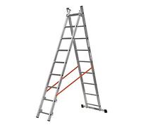 GIERRE AL315 - Escalera 2 tramos combinada de aluminio Modula 2x9