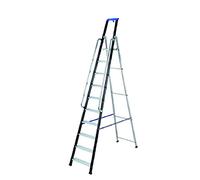 Gierre AL770 - Escalera profesional de aluminio de tijera Stabila Pro (10 peldaños), negro